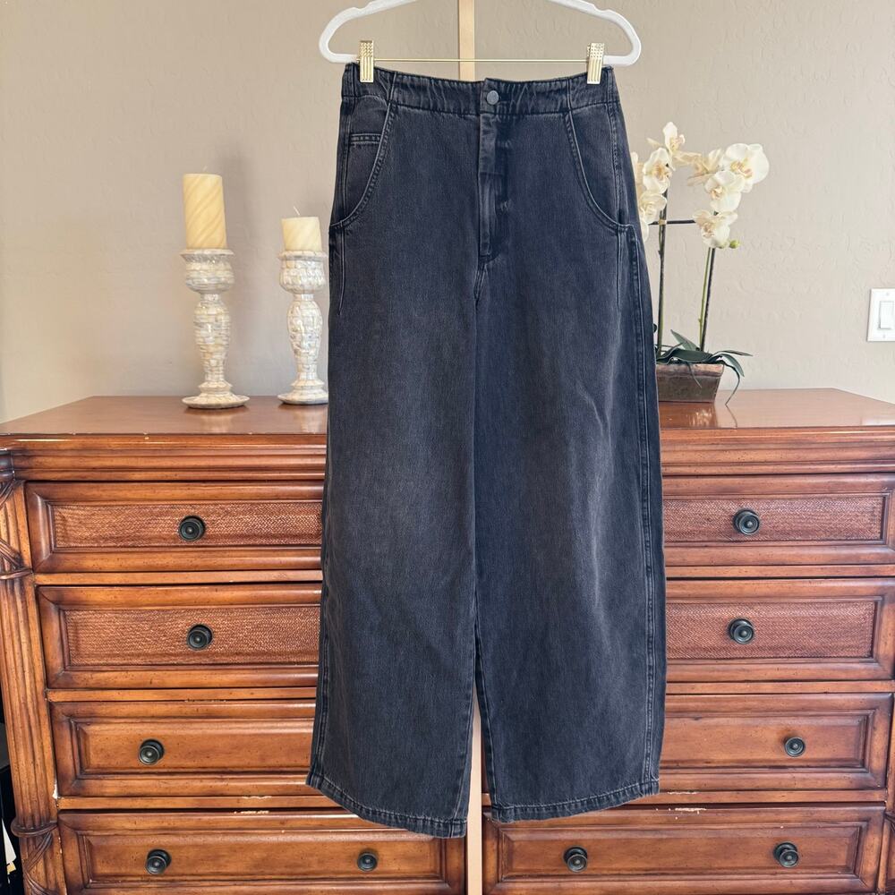 Pistola Lottie High Rise Relaxed Bowed Leg Jeans Zen Wash 26 NWT - Picture 4 of 13